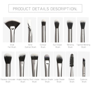 Makeup brushes set professional 12 pcs