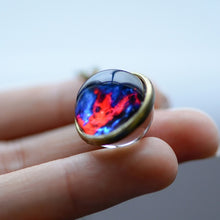 Load image into Gallery viewer, Nebula Galaxy Double Sided Necklace